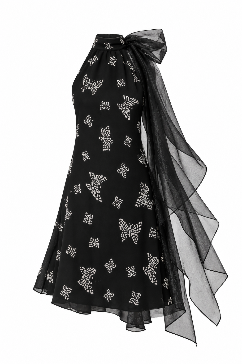 BUTTERFLY BOW MINI DRESS