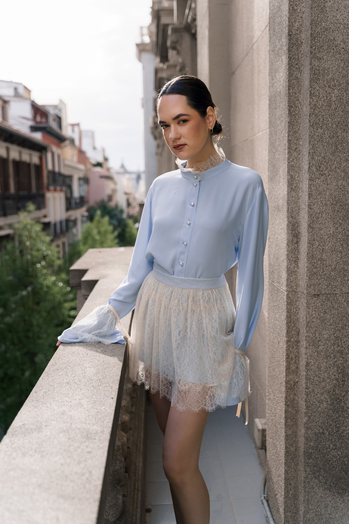 BLUSA AZUL CIELO