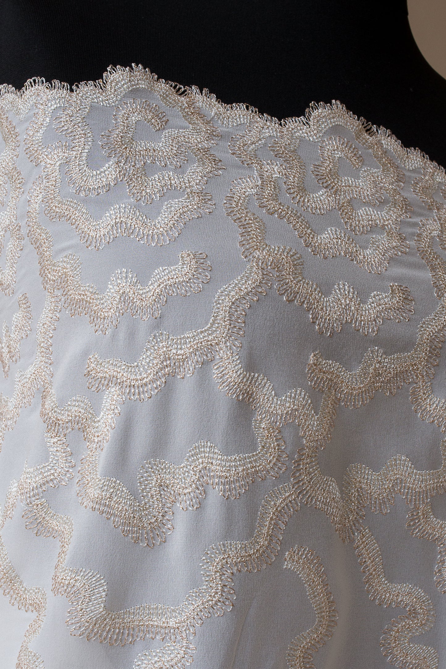 SILK WITH LACE