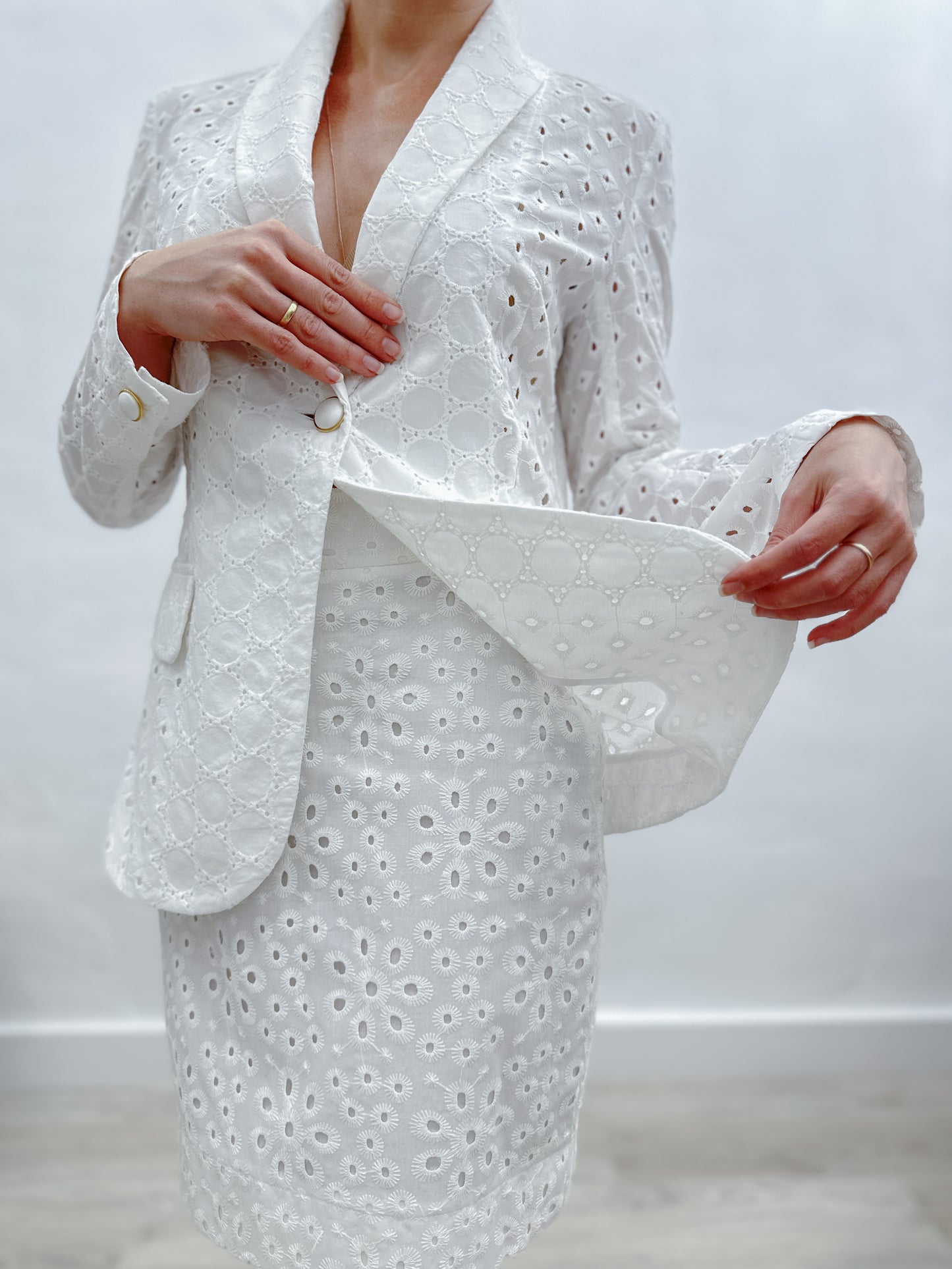 COTTON LACE SKIRT