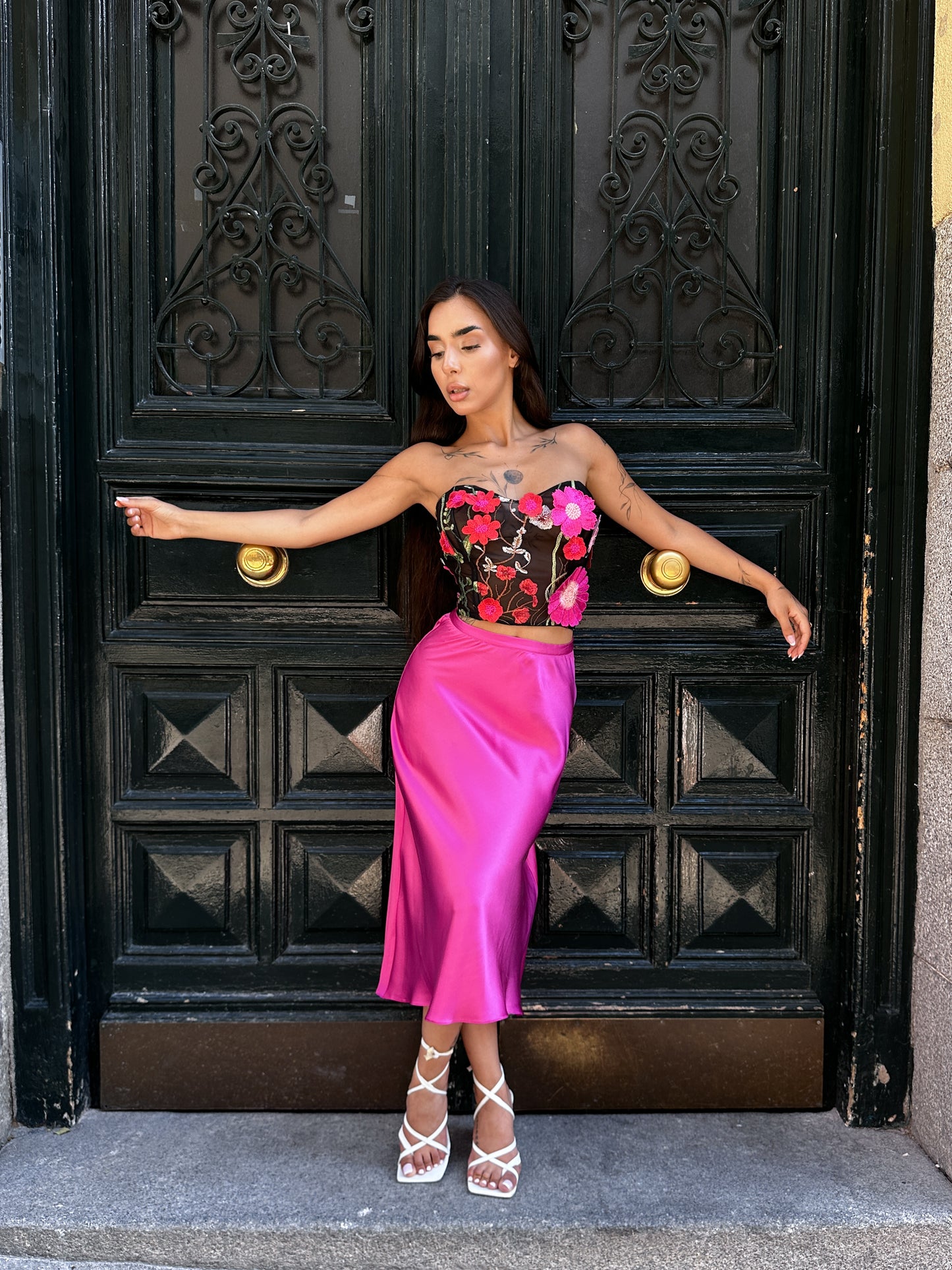 SILK SKIRT