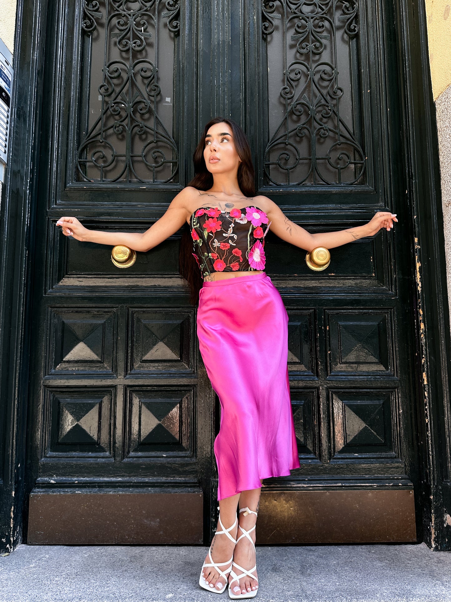 SILK SKIRT