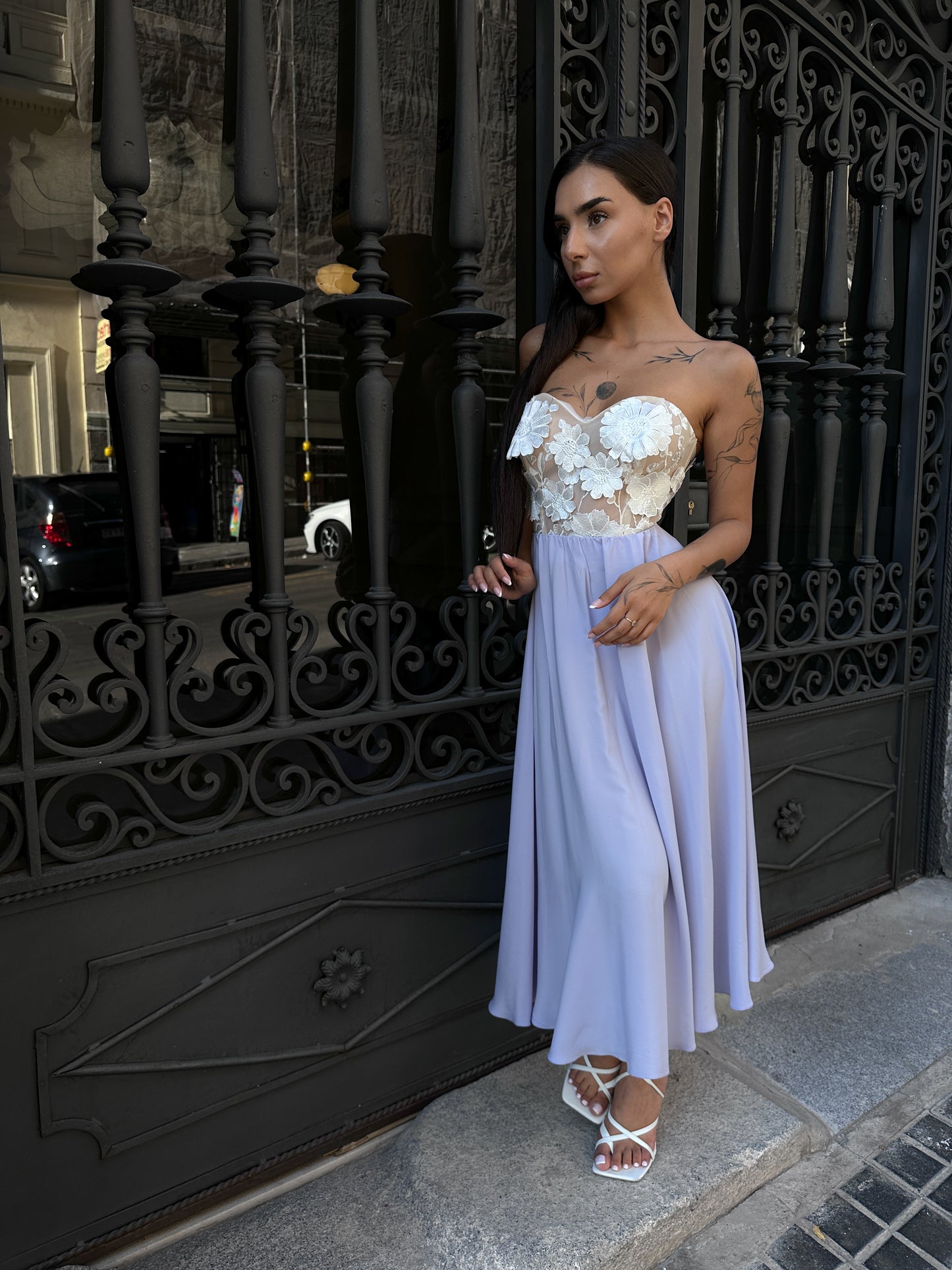 CORSET WITH FLOWERS