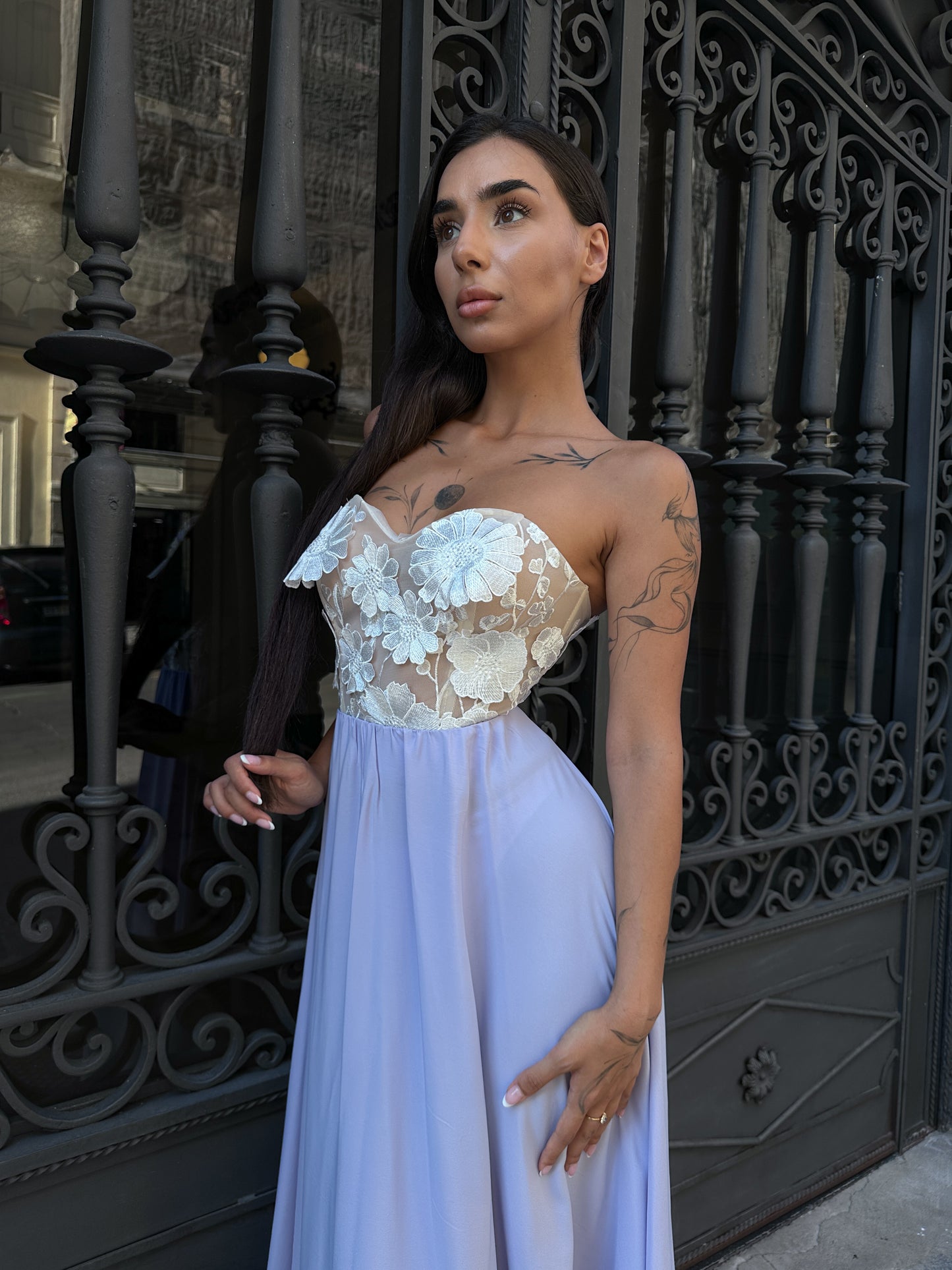 CORSET WITH FLOWERS