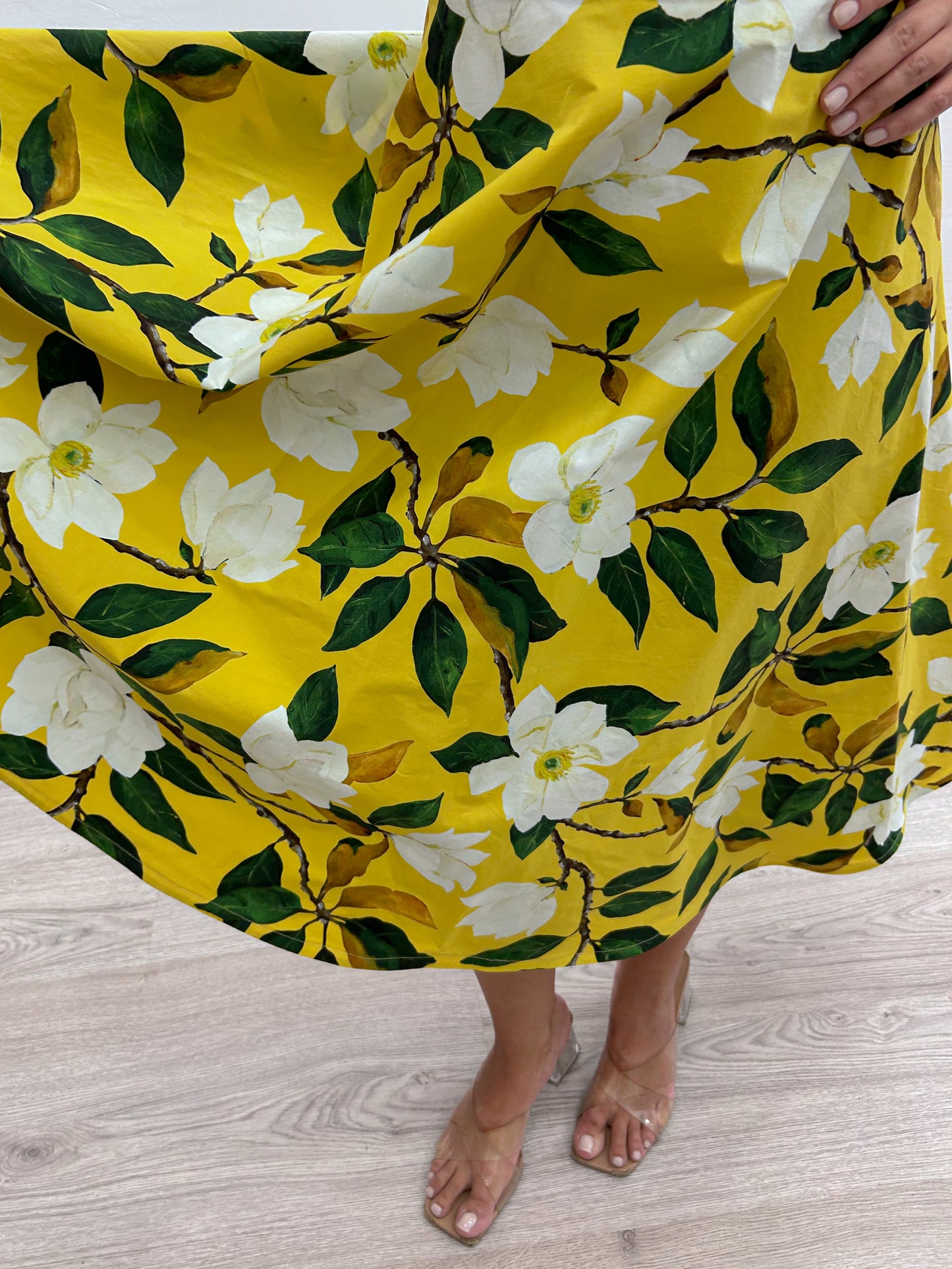 COTTON DRESS MIDI