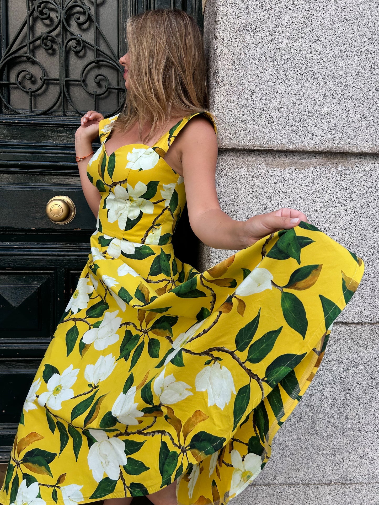 COTTON DRESS MIDI