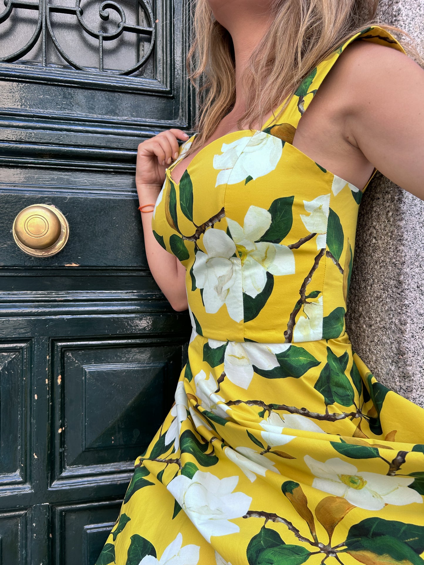COTTON DRESS MIDI