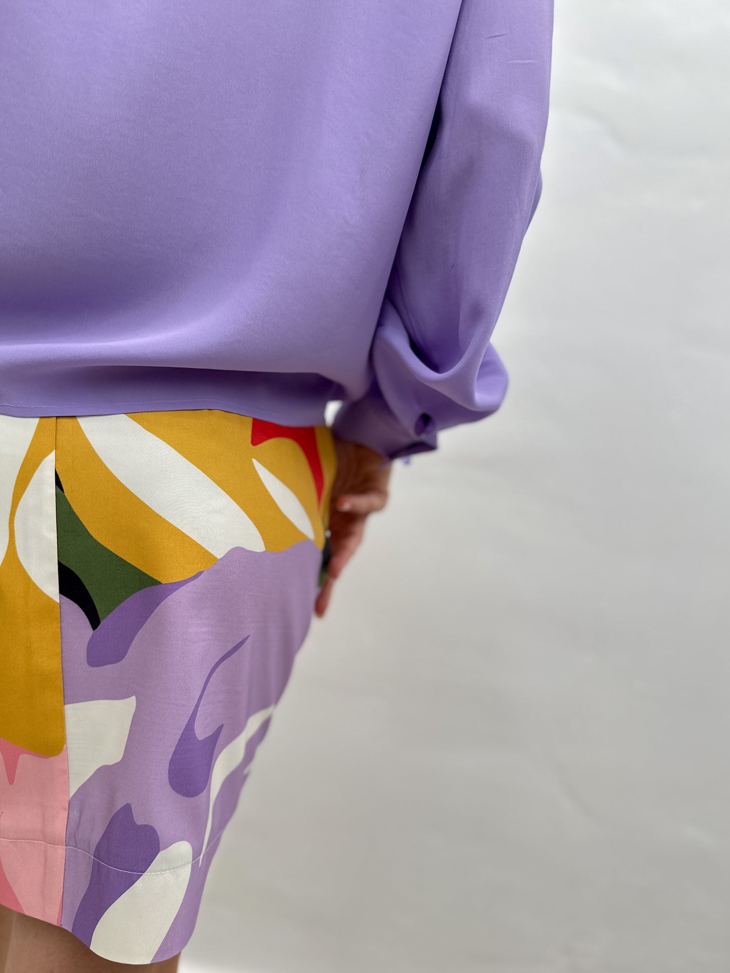 SILK SKIRT