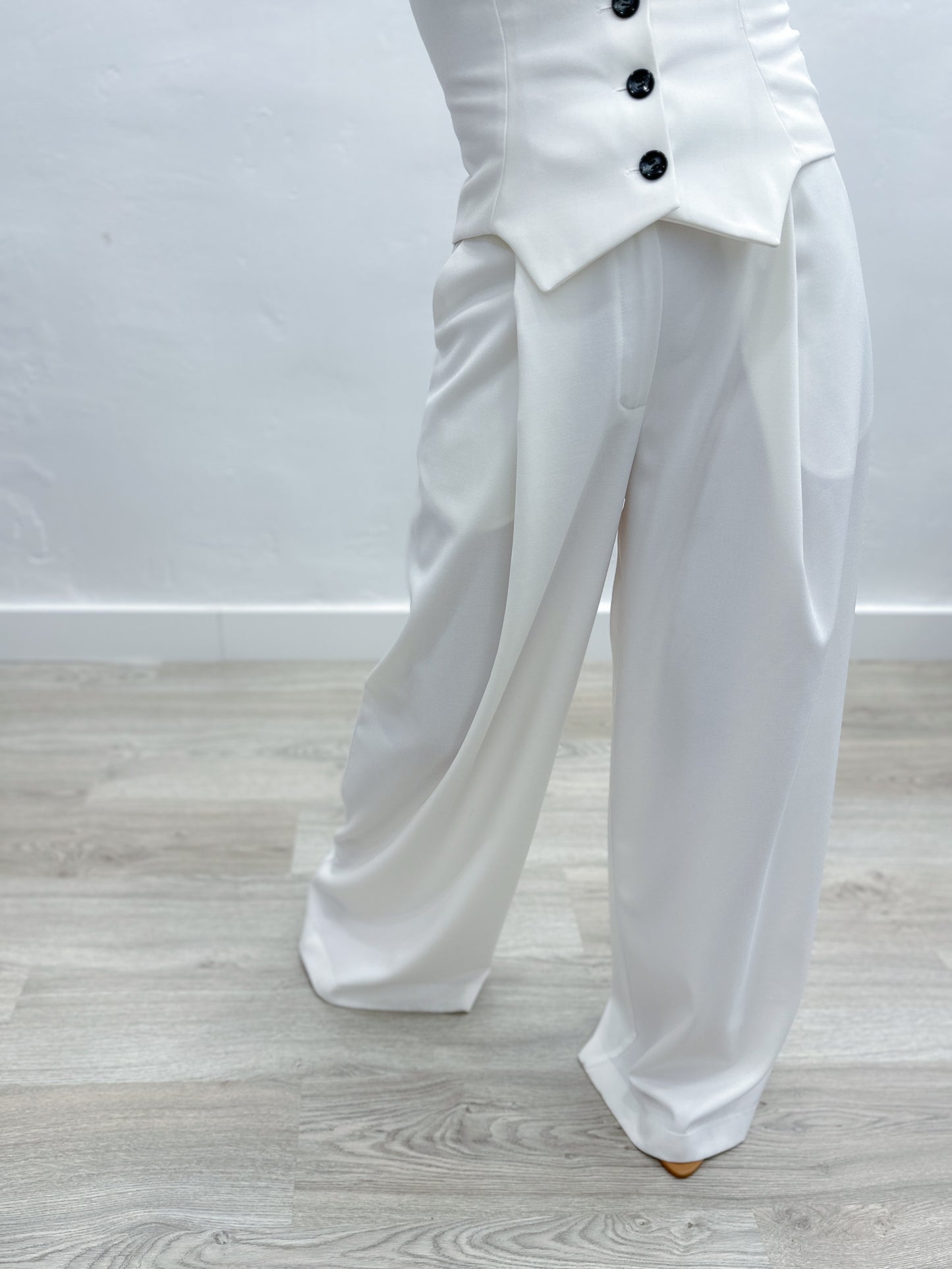 COTTON TROUSERS PALAZZO