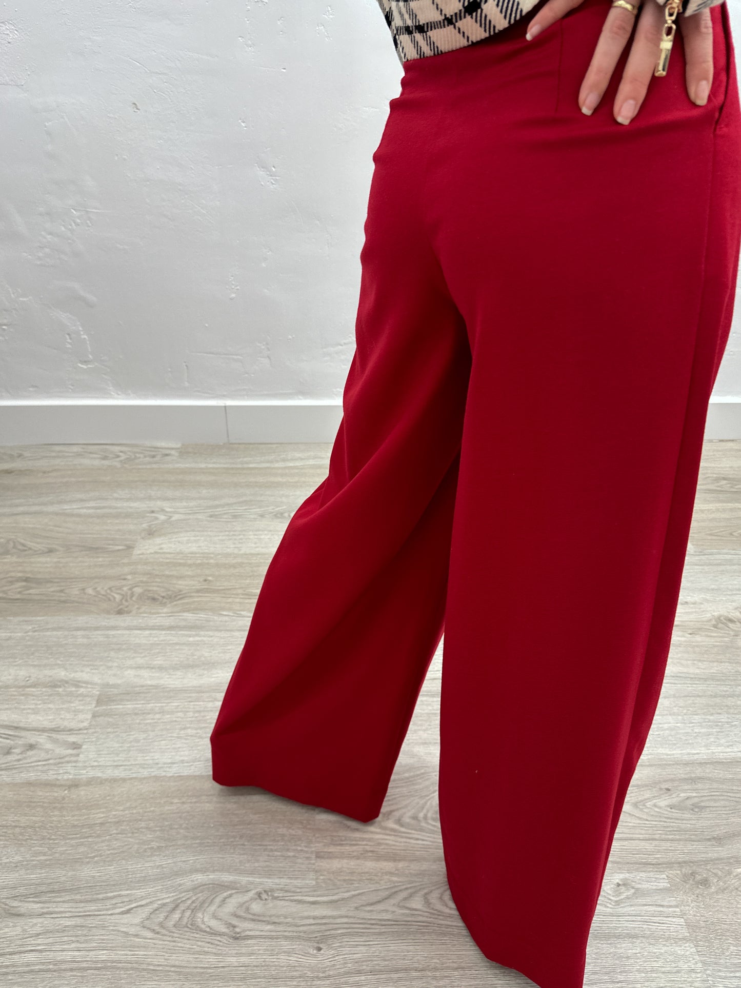 WOOL TROUSERS PALAZZO