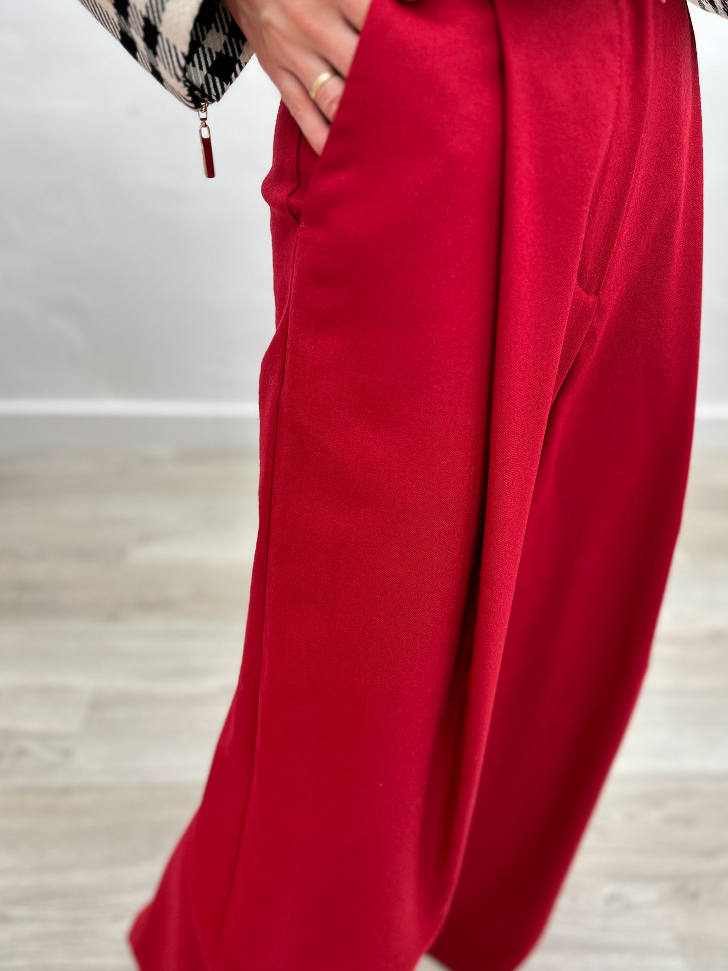 WOOL TROUSERS PALAZZO