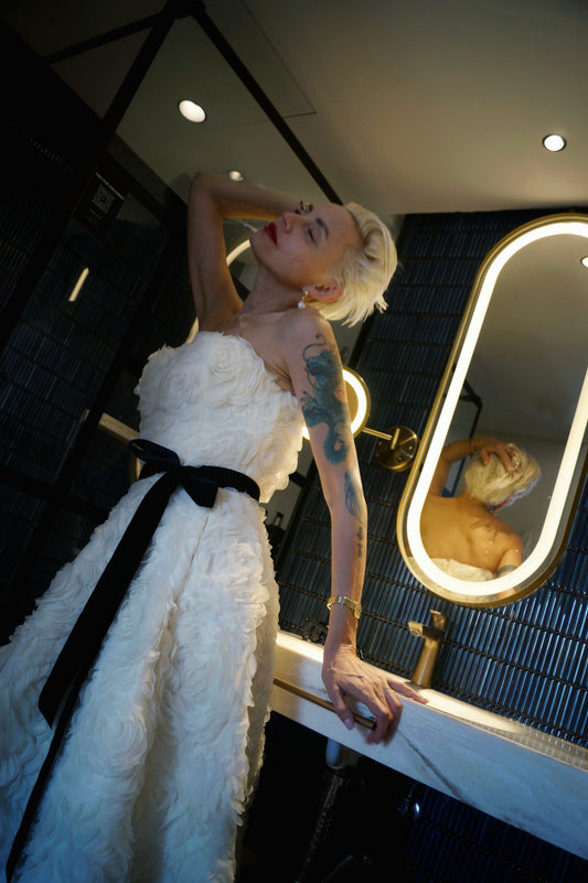 CORSE + FALDA FLORAL