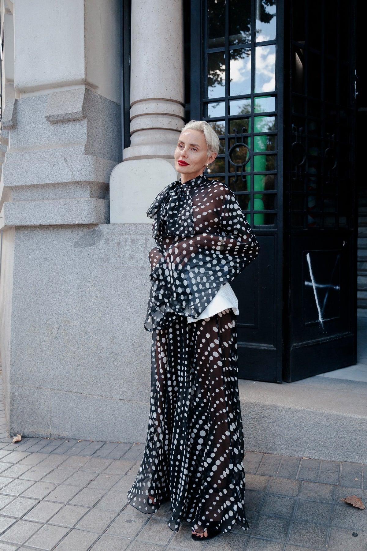 POLKA DOT MAXI DRESS