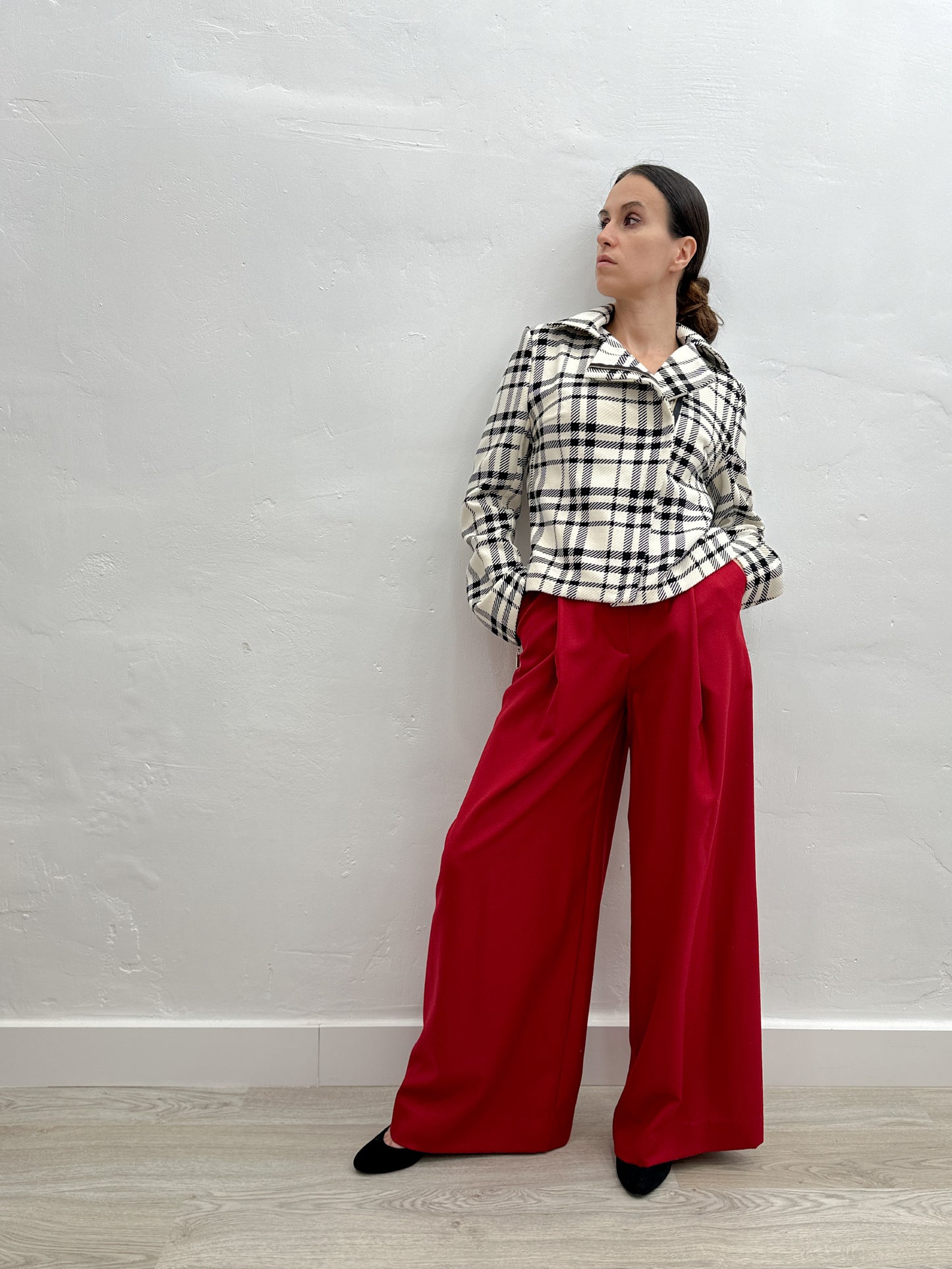 WOOL TROUSERS PALAZZO