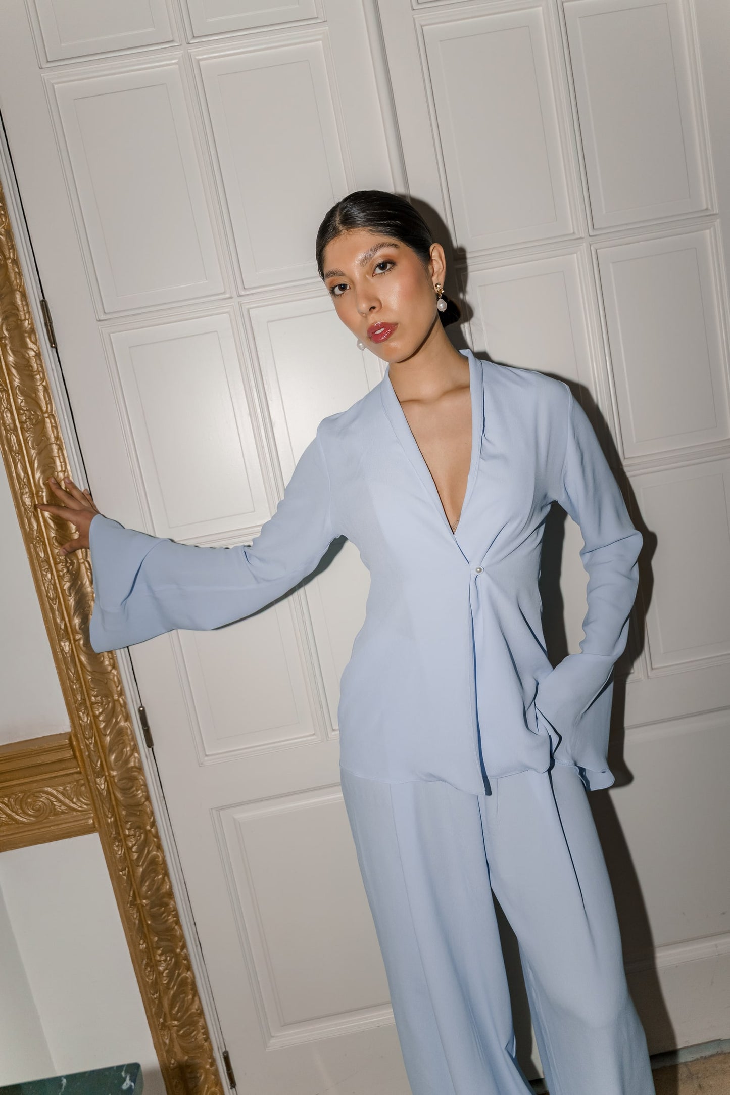 SKY BLUE  TROUSERS
