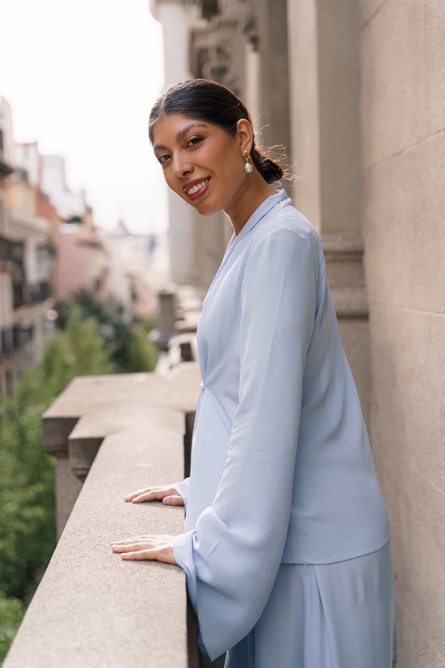  BLUSA AZUL CIELO