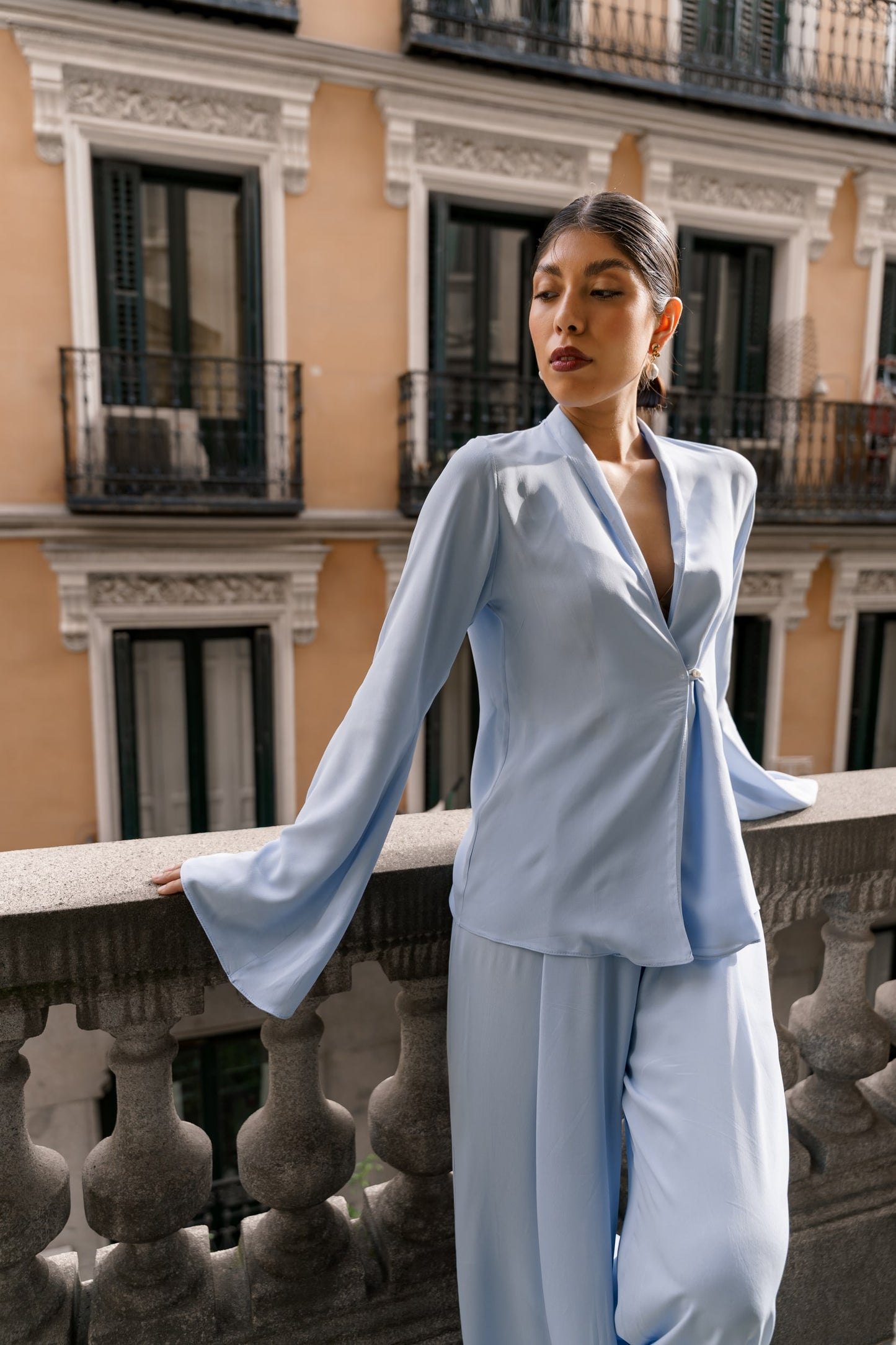 SKY BLUE  TROUSERS