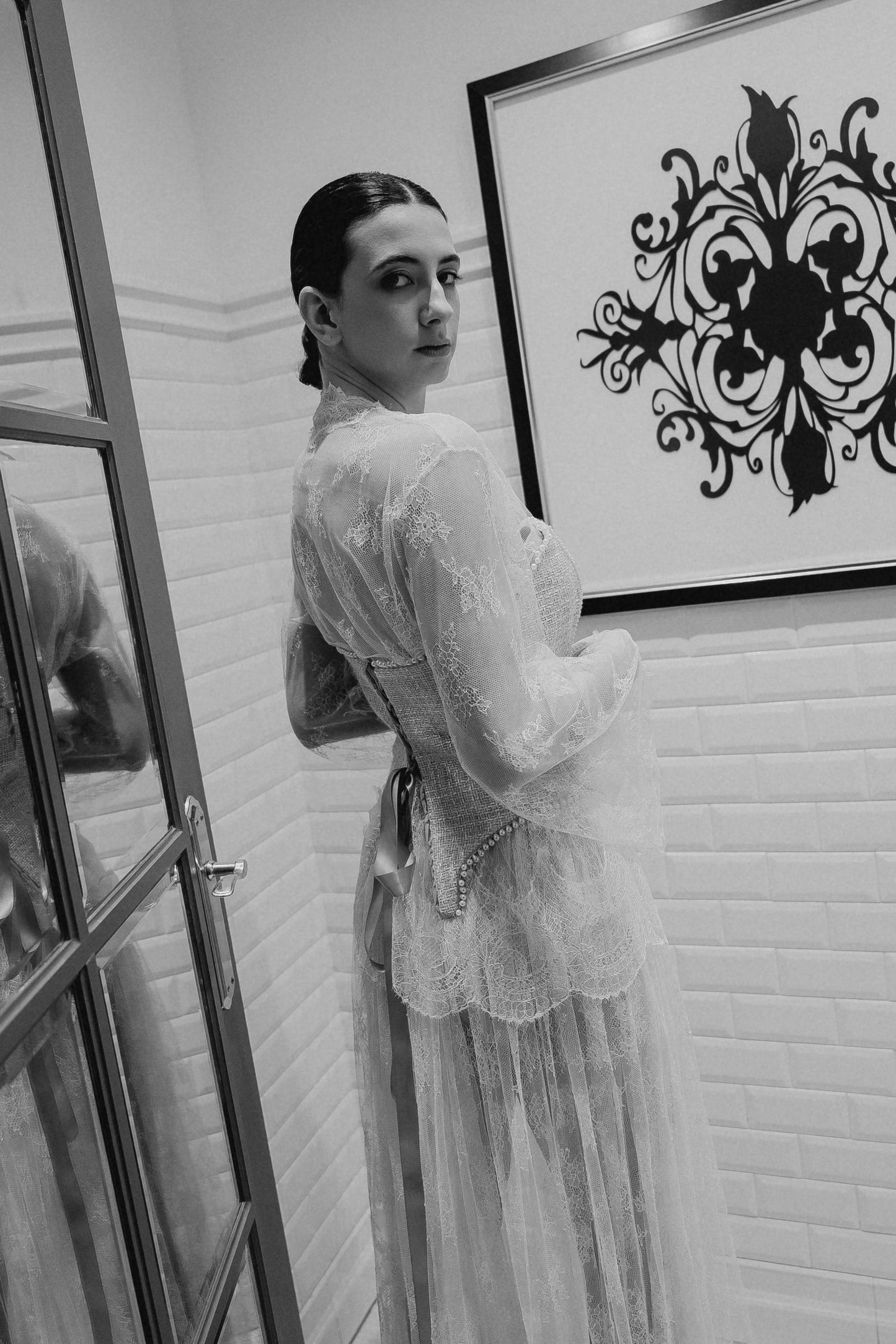 VINTAGE LACE MAXI SKIRT