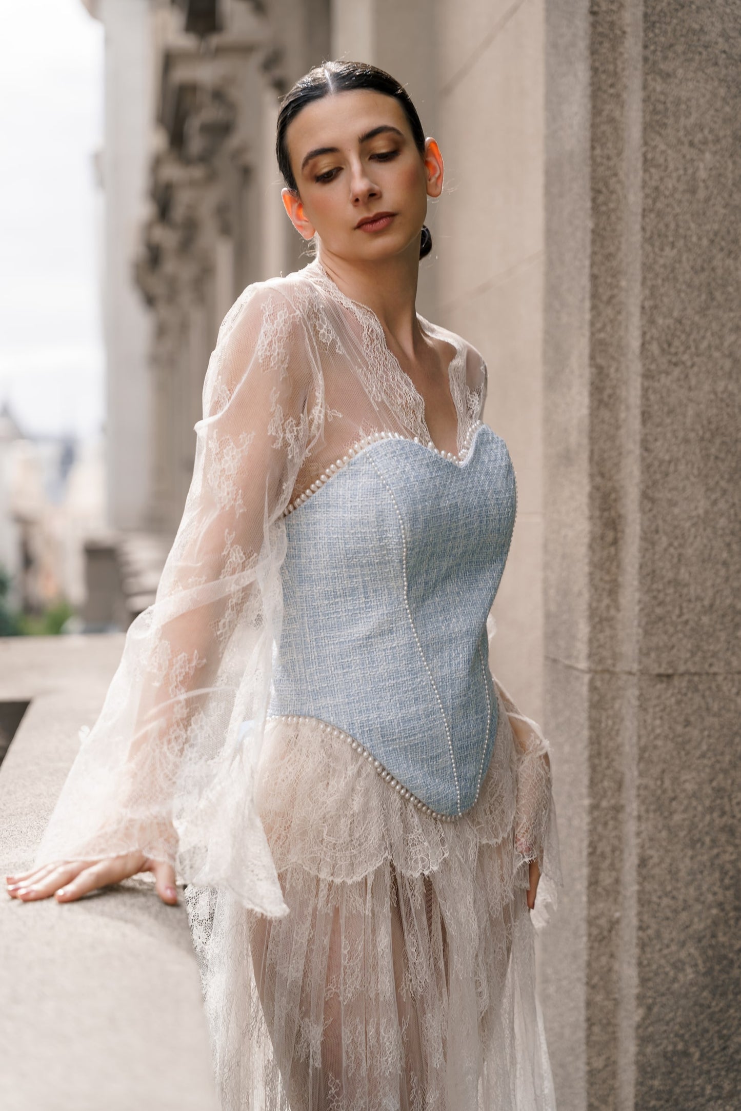 BLUSA DE ENCAJE VINTAGE