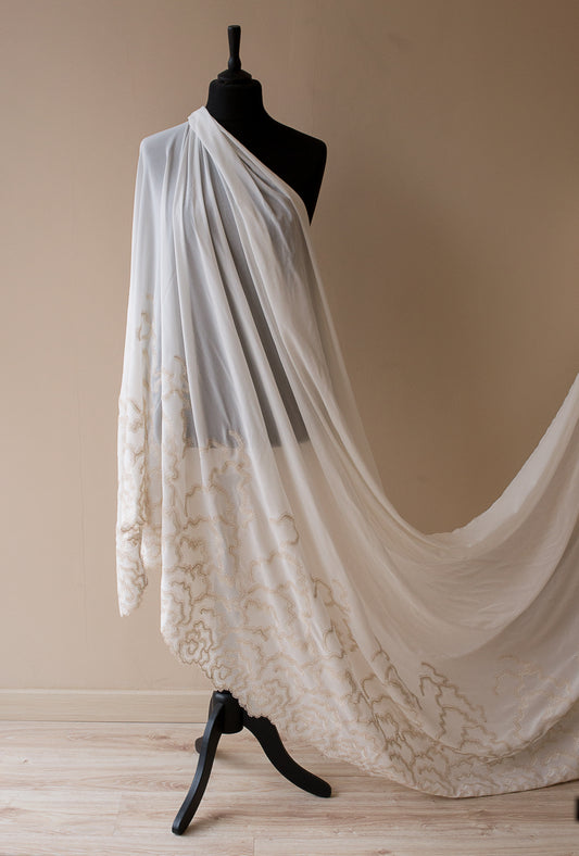 SILK WITH LACE