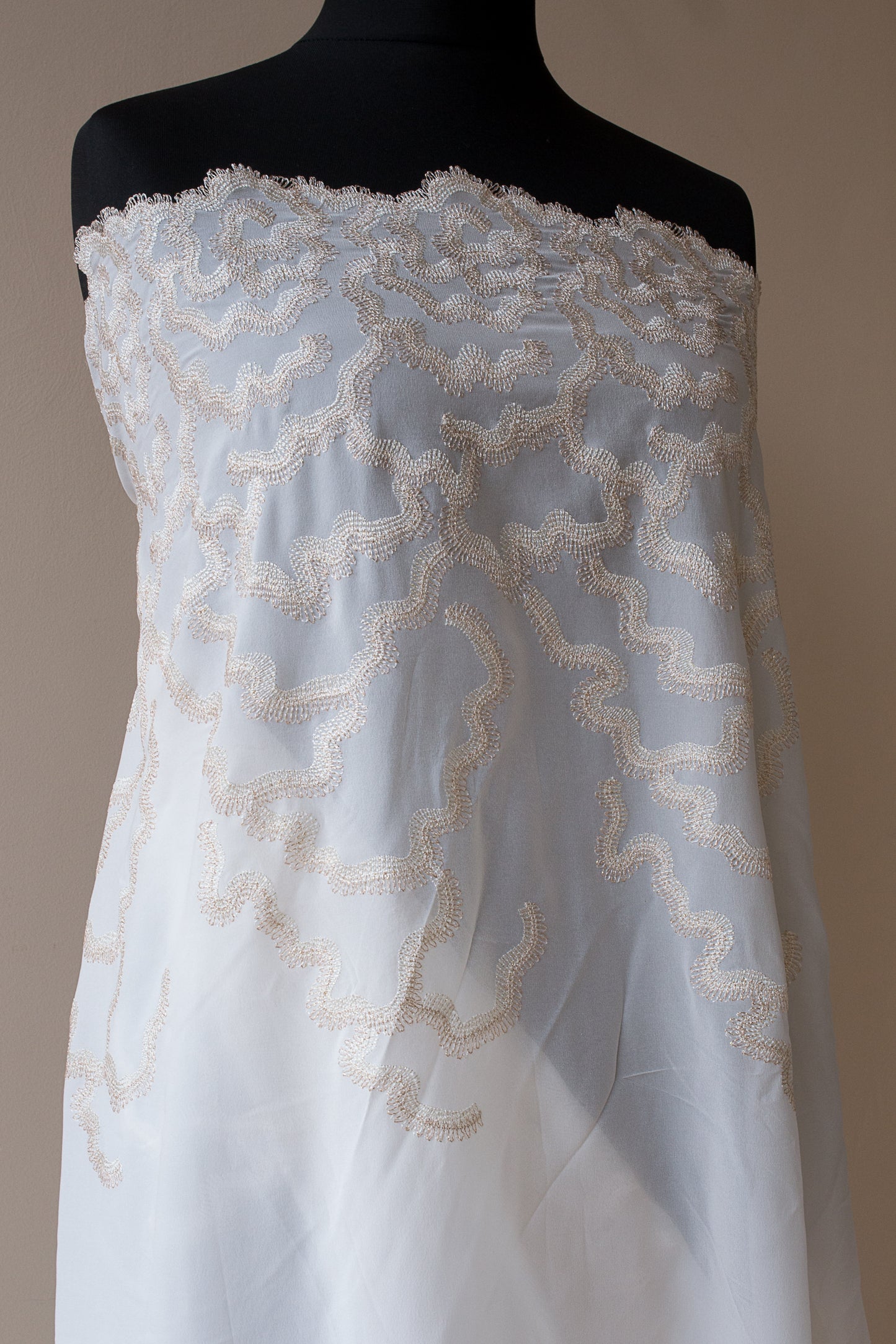 SILK WITH LACE