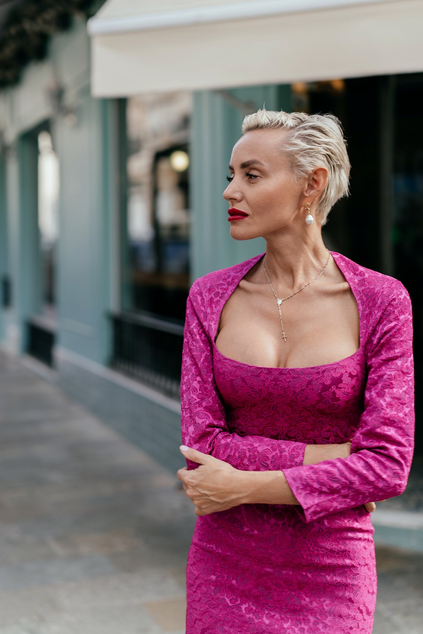 VESTIDO JACQUARD