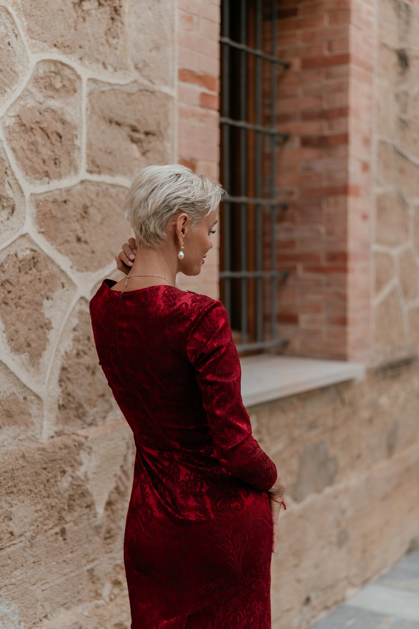 VESTIDO JACQUARD