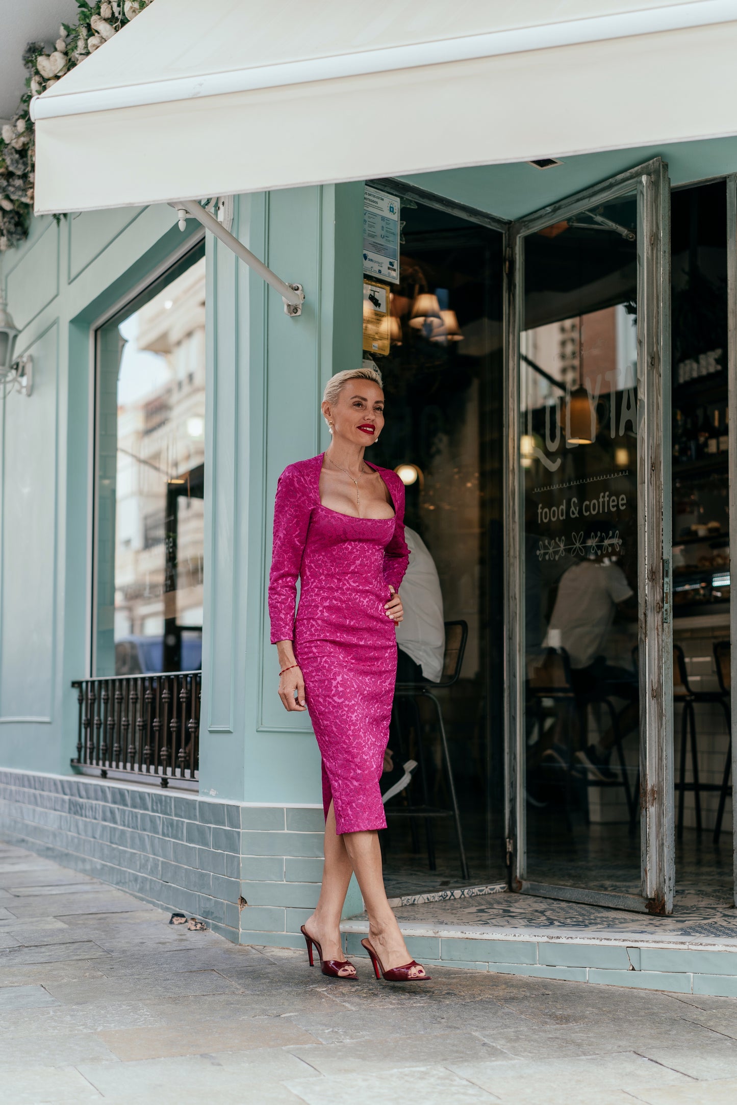 VESTIDO JACQUARD